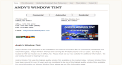 Desktop Screenshot of andyswindowtint.com
